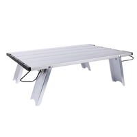Mini table de camping en métal portable légère randonnée compacte pliable extérieure