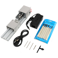 Mini tour multifonction 100W perles Machine polisseuse Table scie bricolage tour à bois