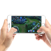Mini Ultra Thin Touch Screen Mobile Phone Arcade Games Controller Joystick pour Android iPhone Tablet