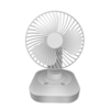 Mini ventilateur de bureau Réglage automatique 90-180 ° Ventilateur de voyage à secousses USB Rechargeable avec 3 vitess