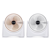 Mini ventilateur de bureau USB rechargeable Bureau à domicile de voyage portable à 3 vitesses