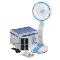 Mini ventilateur de panneau dalimentation solaire 4W Ventilateur portable Refroidisseur de cellule USB Refroidisseu