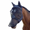 M/L/XL Masque anti-mouche de cheval respirant Maille oreilles nez plein visage pour équipement de cheval