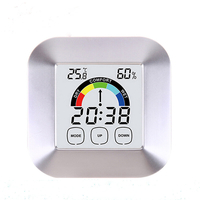 Ménage écran tactile horloge numérique température humidité affichage alarme extérieur intérieur testeur
