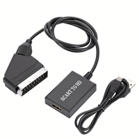 MnnWuu HD convertisseur péritel vers HDMI convertisseur péritel vers HDMI tête de balai commutation vidéo convertisseur