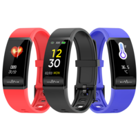 [Moniteur de température corporelle] Bakeey M8 ECG + PPG Fréquence cardiaque Pression artérielle SpO2 Moniteur Bracelet