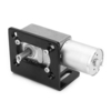 Moteur réducteur de moteur à vis sans fin 12 V 125 tr/min avec support