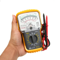 Multimètre analogique KT7006 fils de test intégrés grand affichage tension ca / cc impédance dentrée de mesure de c