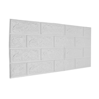 Mur de mousse de pierre de brique 3D papier peint de mur de relief par autocollant de mur de DIY de décor à la maison