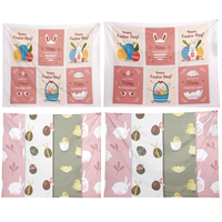 Mur de Pâques Maison Tapisserie Salle dArt Tapisserie Suspendue Décorations Couvre-lit