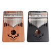 Muspor 17 clés acajou Kalimba trous sonores supplémentaires conception doigt pouce Piano Mbira Instrument de musique ave