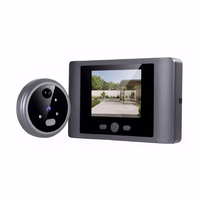 N100 Wireless Peephole Video Doorbell AR-109M 90° Wide Angle PIR Motion Detector 2.8-inch LCD Screen Home Security 2000m