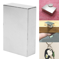 N35 60x40x20mm Aimant de bloc puissant Aimant en néodyme de terres rares