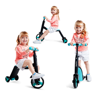 NADLE 3 en 1 hauteur réglable enfants vélo déquilibre pour les enfants de 1 à 5 ans Scooter enfant en bas âge Tricy