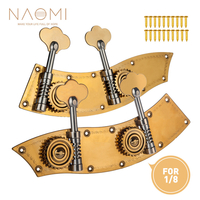 Naomi 1/8 Upright Bass Double Tuner Machine Bass Pegs 1/8 Double Bass Tuning Pegs Tête Enrouleur Pegs SET