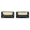 NAOMI 2 pièces micro guitare Zebra face Humbucker Double bobine micros guitare électrique 50 / 52mm accessoires de guita
