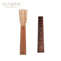 NAOMI 23 pouces ukulélé cou + touche acajou ukulélé cou palissandre touche Concert Hawaii guitare pour ukulélé luthier b