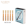NAOMI 5 pièces / 1 paquet NO-01 hautbois roseau moyen liège roseau hautbois à la main avec boîtier en plastique / Tube p