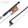 NAOMI Advanced Carbon Fiber 16 `` Viola Bow Grid Carbon Fiber Stick Natural Horse Crin W / Ox Horn Frog Utilisation Dura