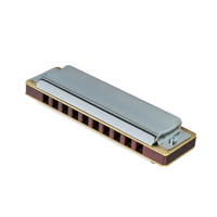 NAOMI Blues Harmonica bouche orgue 10 trous C clé en laiton anches diatonique bois de santal Harmonica Solo Performance