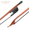 NAOMI Classique Baroque Style Brésilien Arc 4/4 Violon Arc Bâton Rond Noir Crin De Cheval Ébène Grenouille Lumière Arc