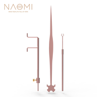 NAOMI ensemble doutils de poteau sonore pour violoncelle en acier inoxydable