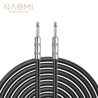 NAOMI métal 6.35mm Jack à 6.35mm Jack connecteur 3M / 10FT PVC câble câble Audio numérique