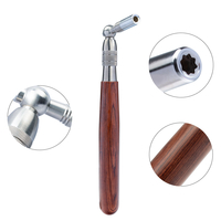 Naomi Professional Piano Tuning Hammer Clé Outil Octogone Core Acier Inoxydable Hammer Poignée En Palissandre Piano Tuni