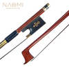 NAOMI violon arc 4/4 taille brésil bois bâton lézard peau poignée noir mongolie crin de cheval avec grenouille ébène bie