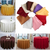 Nappe ronde absorbante de polyester de 180cm pour le décor de mariage de restaurant dhôtel