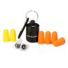 NASUM 4 paires de bouchons doreille Soft Bouchons doreille en éponge Protection auditive confortable et silenc