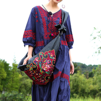 NationalStyleFlowerModèleSoftSac à bandoulière en cuir