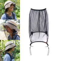 Naturehike NH19F005-Z Anti Moustique Insecte Net Chapeau Masque Tête Visage Garde Protecteur Cap Couverture Suncreen