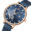 NAVIFORCE 5011 Mesh Steel Bande Montre au poignet pour femme Montre étanche 3ATM Montre à quartz