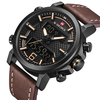 NAVIFORCE 9135 double affichage numérique montre affichage lumineux alarme calendrier extérieur sport montre