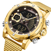 NAVIFORCE NF9172S Luminous Hand Full Steel Bande Hommes Montre-bracelet Affichage de la date Montre à quartz