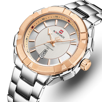 NAVIFORCE NF9176 Étanche À La Mode Hommes Montre-Bracelet Plein Acier Business Style Quartz Montre