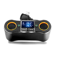 NB02 double USB deux ports 80W 5V 3.1mA chargeur de voiture allume-cigare pour voiture DVR GPS téléphone portable