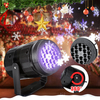 Neige en mouvement Projecteur de Noël au laser LED Lampe de décoration de paysage extérieur léger