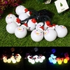 Énergie solaire 3.5M 20LEDs Snowman Fairy String Light extérieur Noël vacances décoration