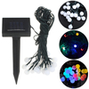 Énergie solaire multicolore 20LED Light Fairy String Lampe Jardin Décoration de mariage de Noël