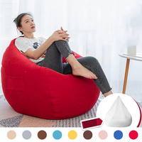 NESLOTH 90*110 cm Soft pouf chaises canapé housse de canapé intérieur paresseux canapé pour adultes