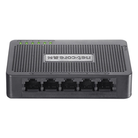 Netcore NS105D Mini sélecteur de commutateur réseau 5 ports commutateurs Ethernet Hub répartiteur de câble réseau pour C