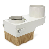 Nettoyeur de couverture de chaussure de poussière de broche de 80 mm pour fraiseuse de gravure de routeur CNC
