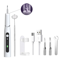 Nettoyeur de dents pour dissolvant de calcul à ultrasons LED Détartreur de dents électrique Portable léger 3 Mode outils