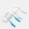 Nettoyeur de langue petit acier inoxydable antidérapant Portable enlève la mauvaise haleine grattoir de langue pour outi