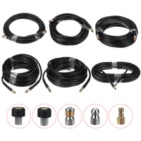 Nettoyeur haute pression remplacé tuyau 40MPa 5800PSI W / 5 x adaptateur pour la plupart des Karcher