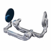 NEVERLAND 7/8 Pouce 22mm Rétroviseurs Latéraux de Barre De Moto Vue Arrière En Aluminium Guidon Levier Garde Protecteur
