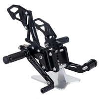 NEVERLAND CNC Rearsets Repose-Pied Arrière de Moto Pour SUZUKI GSXR 600 750 GSX-R600 / 750 06-10