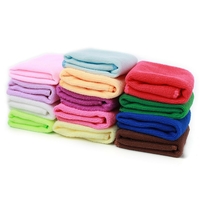 New Candy Color Pratique Luxe Soft Serviette en tissu pour le visage et les mains en fibre de coton